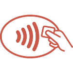 Contactless payment icon