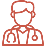 A doctor with a stethoscope A doctor with a stethoscope