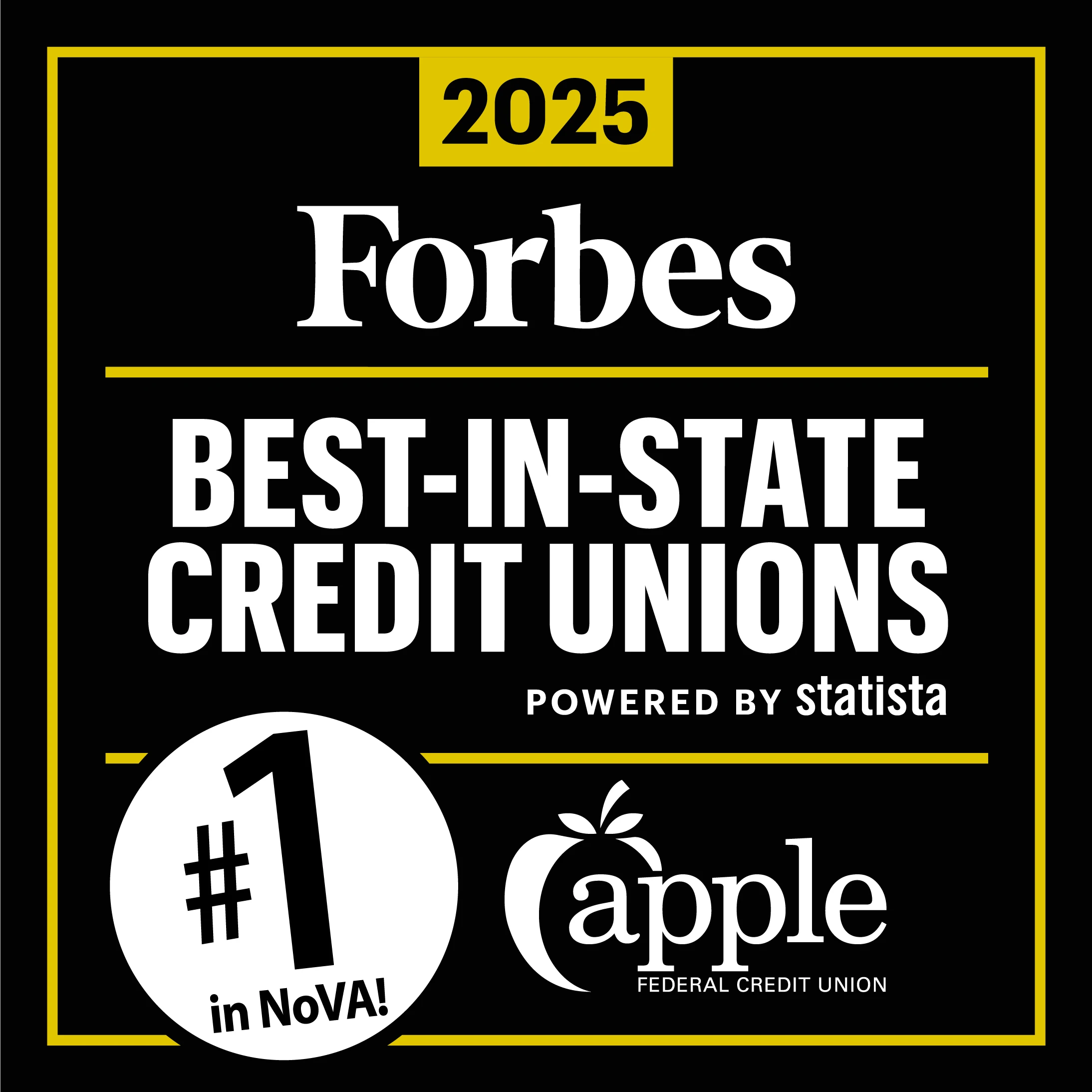 Forbes Best in State Credit Unions 2025 #1