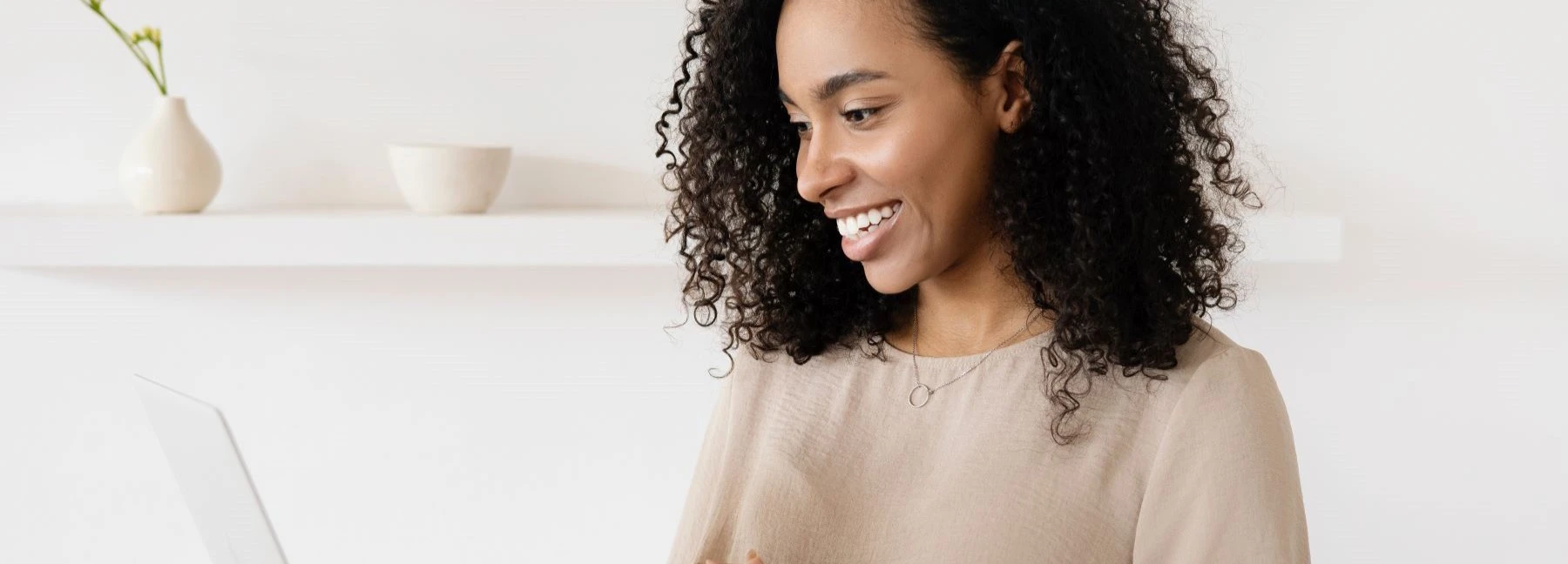 From the Core banner image with woman