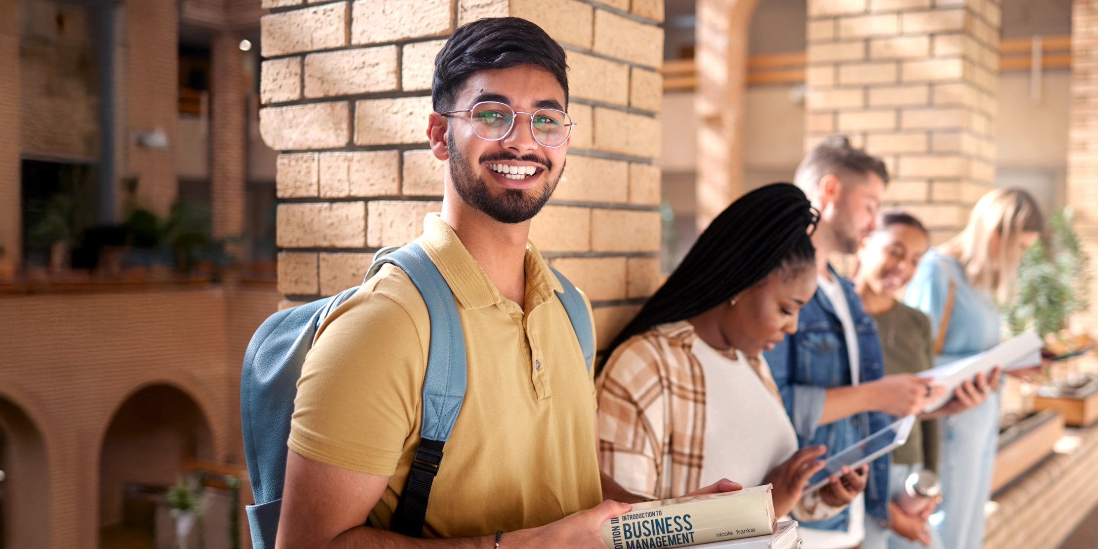 Student at school